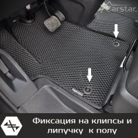Автомобильные коврики EVA на Peugeot Traveller 7 мест, Long (2016-2024) 