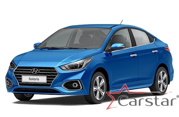 Двухслойные коврики EVA для Hyundai Solaris II (2017-2020)