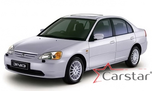 Автомобильные коврики EVA 3D для Honda Civic VII пр.руль (2001-2006)